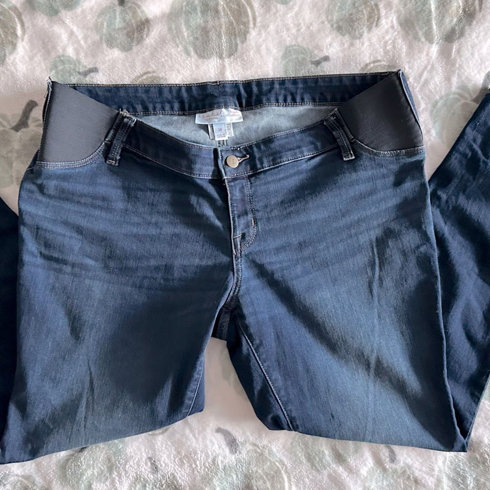 🤰🏻Isabel brand Skinny Maternity Jeans Size 14 EUC